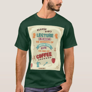 T-shirt de la conférence de thé vert