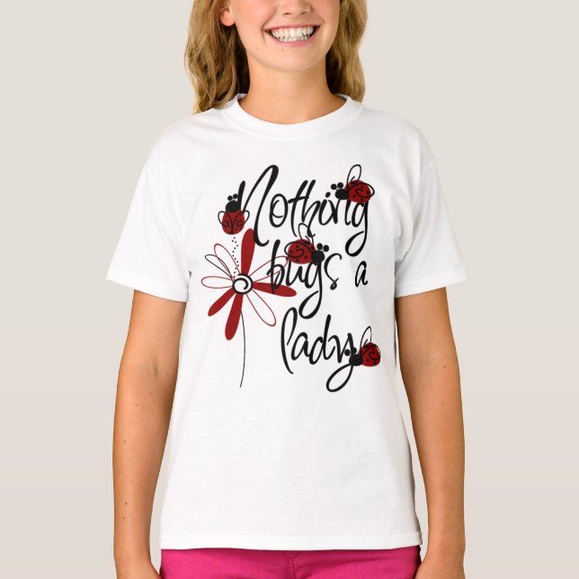 T-shirt de la Dame Bug pour les enfants (Devant)