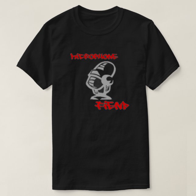 T-shirt de la famille du microphone (Design devant)