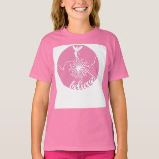 t-shirt de la fée de la foi rose