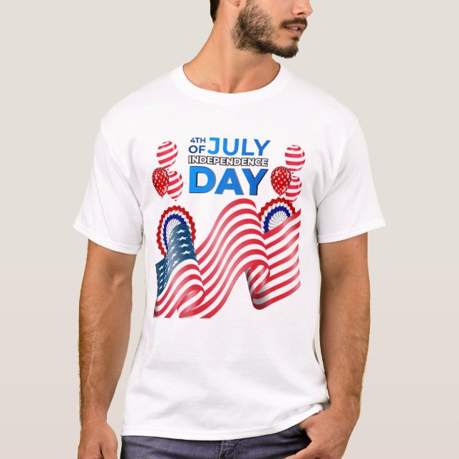 T-shirt de la fête de l'Indépendance (Devant)