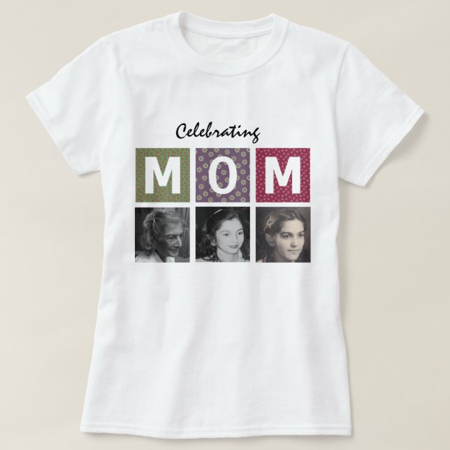 T-shirt de la fête des mères (Design devant)