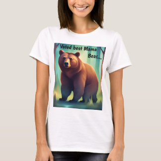 T-shirt de la Fête des mères du "Meilleur ours de 
