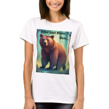 T-shirt de la Fête des mères du "Meilleur ours de 