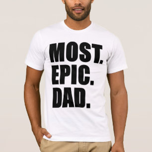 T-shirt de la Fête des pères papa la plus épopée