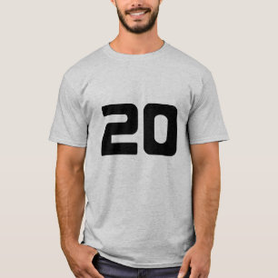 T-shirt de la fête du 20e anniversaire