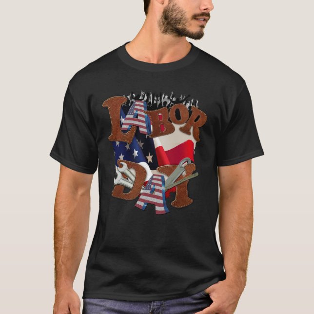 T-shirt de la fête du travail (Devant)