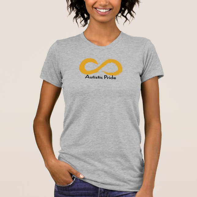 T-shirt de la fierté autistique (Devant)