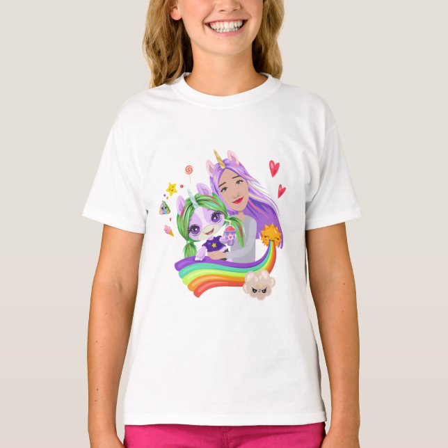 T-shirt de la fille (Devant)