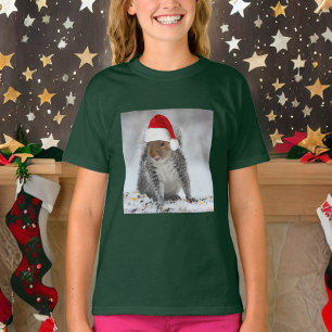 T-shirt de la fille de l'écureuil de Jolly Père 