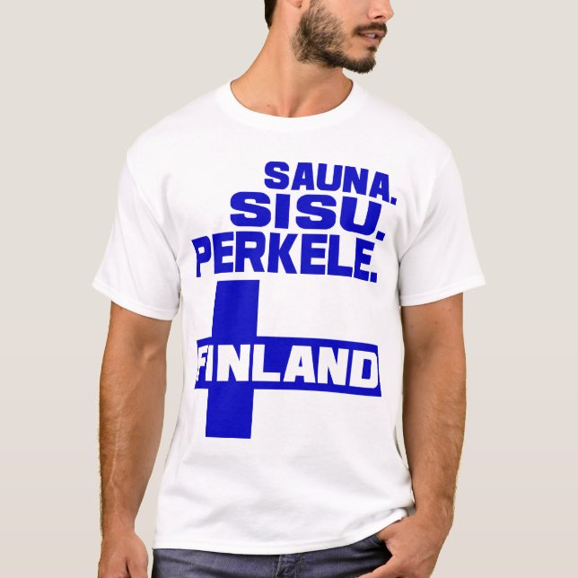 T-shirt de la Finlande (Devant)