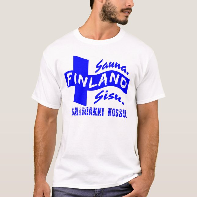 T-shirt de la Finlande (Devant)