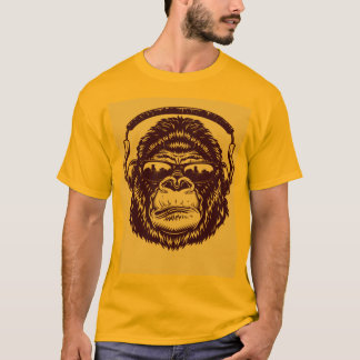 t-shirt de la fossey gorille