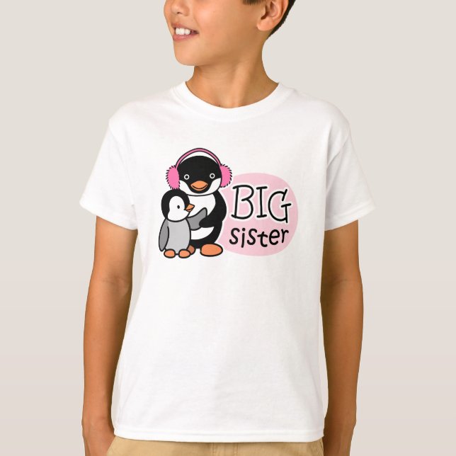 T-shirt de la grande soeur Penguin (Devant)