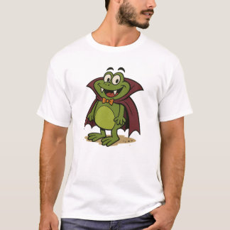 T-shirt de la grenouille vampire de dessin animé