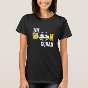 T-shirt de la Groom Squad Retro Funny Bachelor Par