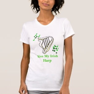 T-shirt de la harpe irlandaise