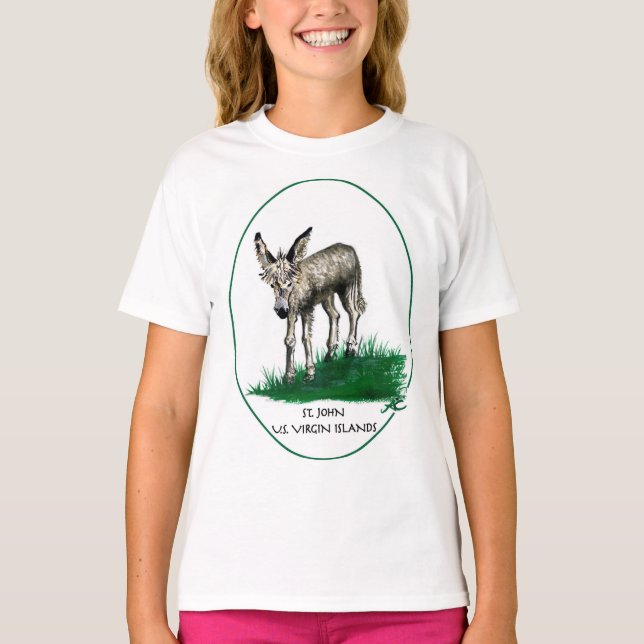 T-shirt de la jeunesse avec l'âne de bébé, St (Devant)