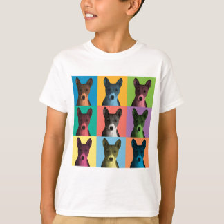 T-shirt de la jeunesse de Bruit-Art de Basenji