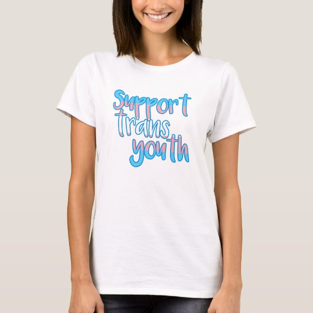 T-shirt de la jeunesse de transport de soutien (Devant)