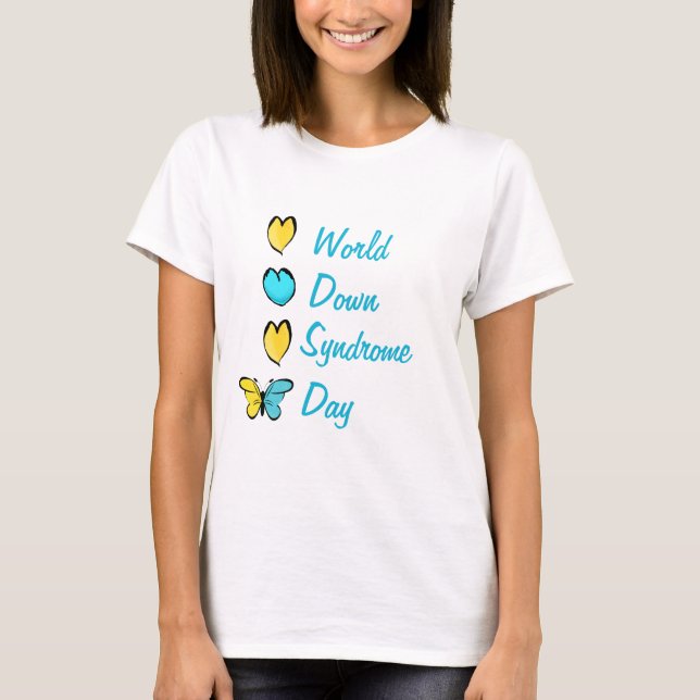 T-shirt de la Journée mondiale du syndrome de Down (Devant)
