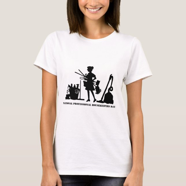 T-shirt de la Journée nationale des ménagères prof (Devant)