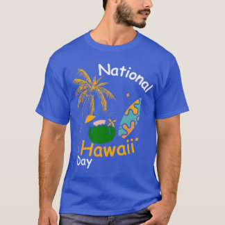 T-shirt de la Journée nationale d'Hawaii Oversized