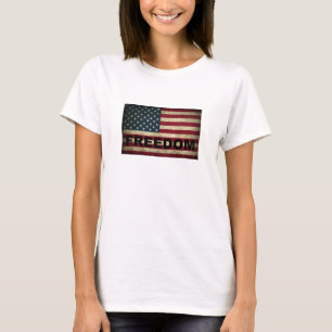 T-shirt de la liberté du drapeau américain