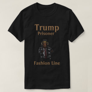 T-shirt de la ligne de mode de prisonnier de Trump