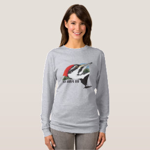 T-shirt de la Long-douille des femmes