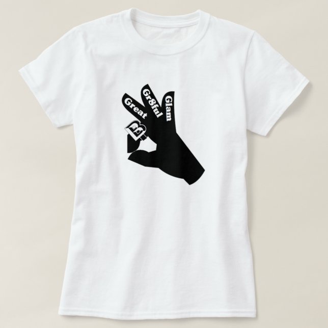 T-shirt de la main 3G (Design devant)