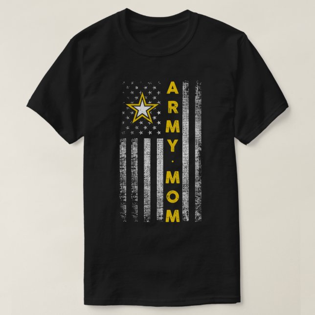 T-Shirt de la maman de l'armée des femmes V-Neck (Design devant)