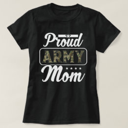T-shirt de la maman de l'Armée Fière Ladie