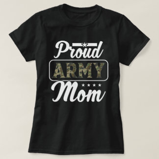 T-shirt de la maman de l'Armée Fière Ladie