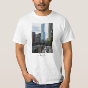 T-shirt de la marche de la rivière Chicago