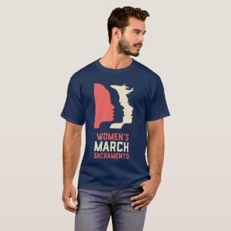 T-shirt de la marine des hommes de mars Sacramento