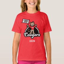 T-shirt de la mascotte élémentaire Cougar de Timbe