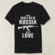 T-shirt De la mère Russie avec la chemise de l'amour AK (Design devant)