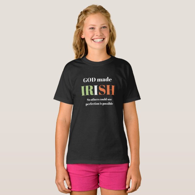 T-shirt de la nouveauté pour enfants Mode DIEU ren (Devant entier)