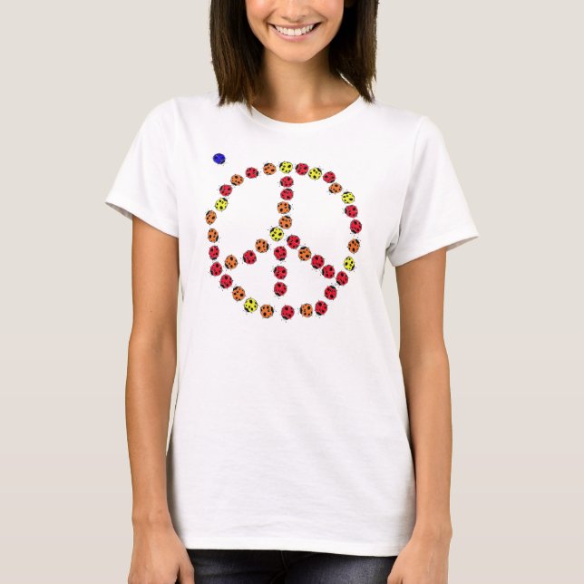 T-shirt de la paix de Ladybug (Devant)
