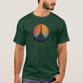 T-shirt de la paix éclairé