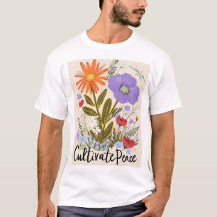 T-shirt de la Paix Florale
