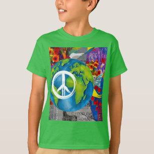 T-shirt de la paix mondiale