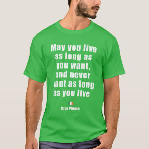 T-shirt de la phrase 17 irlandaise