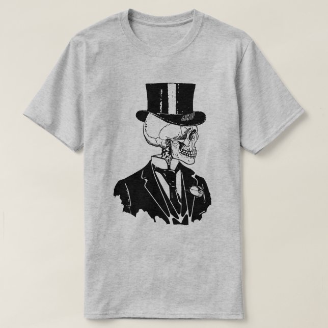 T-shirt de la pièce de crâne (Design devant)