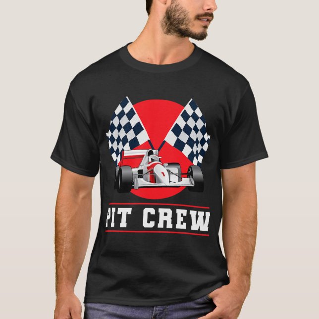T-shirt de la piste de course d'équipage d'Hallowe (Devant)