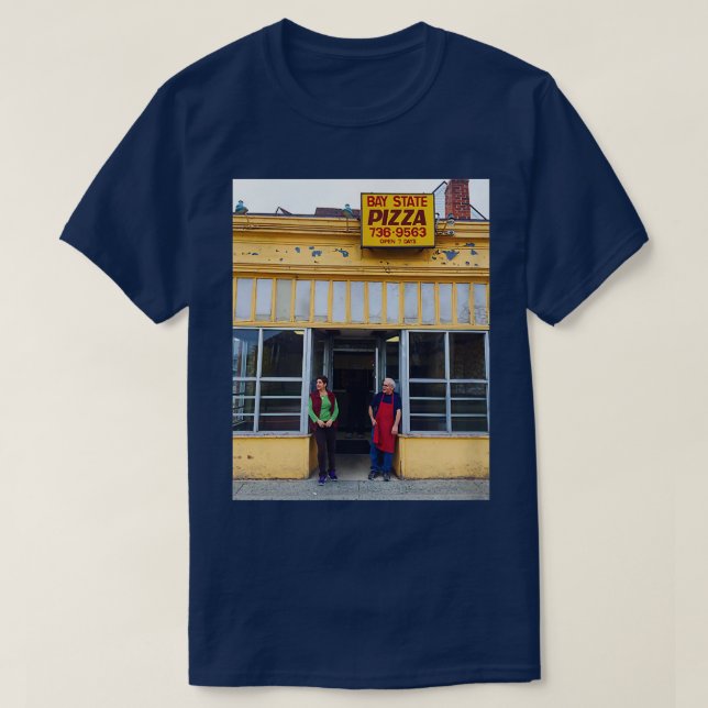 T-shirt de la pizza Baystate (Design devant)
