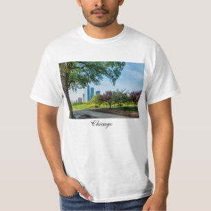 T-shirt de la promenade du matin de Grant Park