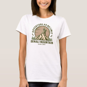 T-shirt de la randonnée pédestre de Denali Mountai