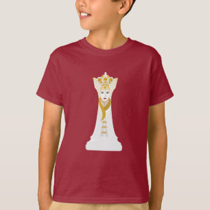 T-shirt de la reine blanche